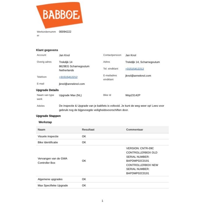 Babboe Max-E 2918km met certificaat Bruin-52 cm - Afbeelding 10