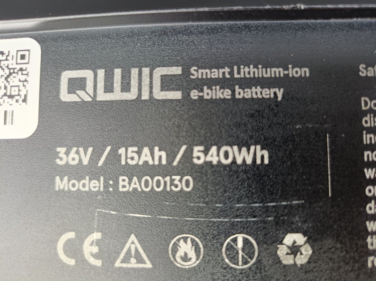 Qwic MN7 540Wh 50CM Zilver Dames - Afbeelding 8